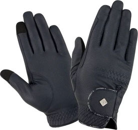Produktbild von LeMieux Reithandschuhe aus Kunstleder Unisex in Blau oder Schwarz Größe L