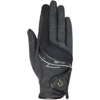 Produktbild von LeMieux Reithandschuhe für den Wettkampf aus Kunstleder Schwarz Unisex Größe L