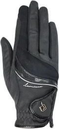 Produktbild von LeMieux Reithandschuhe für den Wettkampf aus Kunstleder Schwarz Unisex Größe M