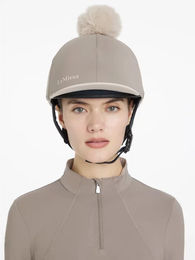 Produktbild von LeMieux Reithelm Haube für Damen aus Stoff in Braun und Beige
