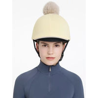 Produktbild von LeMieux Reithelm Haube mit Pompon für Damen in Gelb