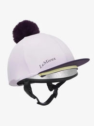 LeMieux Reithelm mit abnehmbarem Bommel in Lila für Damen und Herren – Bild 1 von 1