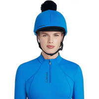Produktbild von LeMieux Reithelmüberzug aus Stoff in Blau Unisex