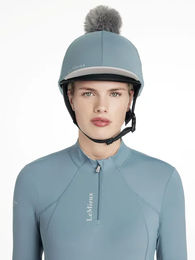 Produktbild von LeMieux Reithelmüberzug Classique Blau Unisex