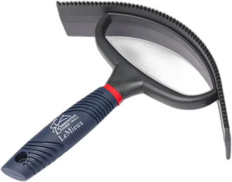 Produktbild von LeMieux Reitmesser aus Silikon in Schwarz für die Pferdepflege