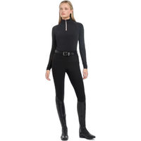 Produktbild von LeMieux Reitshirt Damen Abstract Palm Langarm Halle Bunt Schwarz