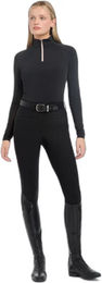 Produktbild von LeMieux Reitshirt Damen Abstract Palm Langarm Sommer Schwarz