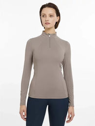 Produktbild von LeMieux Reitshirt Damen Langarm Braun Beige