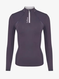 Produktbild von LeMieux Reitshirt mit langen Ärmeln für Damen in Lila Größe 34