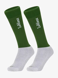 LeMieux Reitsocken für Kinder aus Microfaser Grün 25/30,5 (2er Pack) – Bild 1 von 1