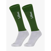 Produktbild von LeMieux Reitsocken für Kinder aus Microfaser Grün 25/30,5 (2er Pack)