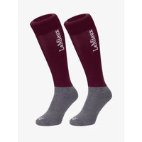 Produktbild von LeMieux Reitsocken für Kinder aus Mikrofaser in Rot 25/30,5 (2er Pack)
