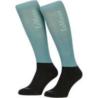 Produktbild von LeMieux Reitsocken für Kinder aus Mikrofaser Türkis XS 2er Pack