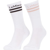Produktbild von LeMieux Reitsocken High Crew 2er Pack