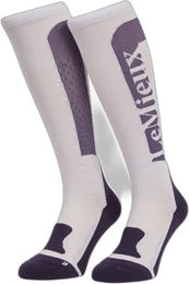 Produktbild von LeMieux Reitsocken mit Silikon Grip Unisex Lila Weiß Größe 30/36
