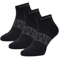 Produktbild von LeMieux Reitsocken Unisex Schwarz 40/45 3er Pack