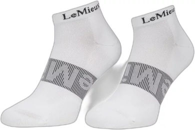 Produktbild von LeMieux Reitsocken Unisex Weiß Größe 36/40 3er Pack