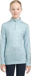 Produktbild von LeMieux Rider Casey Baselayer Reitshirt für Kinder in Blau Größe 7/8 Jahre