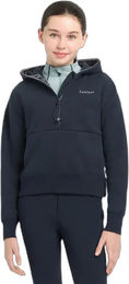 Produktbild von LeMieux Rider Hettie Kinder Sweatshirt mit Halbzipper aus Baumwolle Blau Grösse 7/8 Jahre
