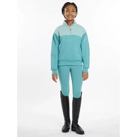 Produktbild von LeMieux Rider Kate Kinder 3/4 Zip-Hoodie Sweatshirt Türkis 7/8 Jahre