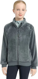 Produktbild von LeMieux Rider Libby Fleece Pullover für Kinder Winter Blau Grau 9/10 Jahre