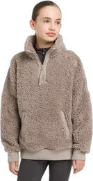 Produktbild von LeMieux Rider Tia Teddy Fleece für Mädchen Kids Winter Grau Beige