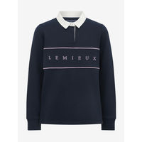 Produktbild von LeMieux Riley Rugby Shirt Pullover für Kinder aus Baumwolle Blau
