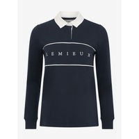 Produktbild von LeMieux Rochelle Rugby Shirt Pullover Damen Blau aus Baumwolle