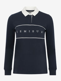 Produktbild von LeMieux Rochelle Rugby Shirt Pullover Damen Blau aus Baumwolle