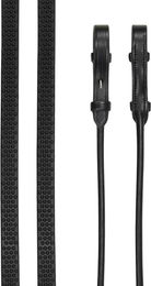 LeMieux Rolled Lederzügel für Pferde in Schwarz – Bild 1 von 1