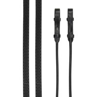 Produktbild von LeMieux Rolled Lederzügel für Pferde in Schwarz