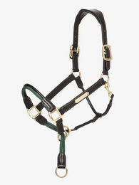 Produktbild von LeMieux Rope Control Halfter für Pferde aus Seil in Braun oder Schwarz