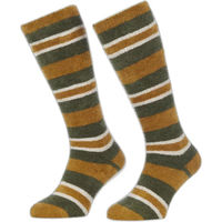 Produktbild von LeMieux Sabrina Stripe Reitsocken für Mädchen mit Fleece-Futter für den Winter in Grün Bunt Größe 34