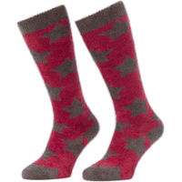 Produktbild von LeMieux Sasha Star Reitsocken für Mädchen Winter Rot Bunt Größe 34