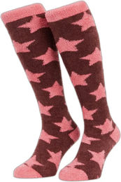 Produktbild von LeMieux Sasha Star Reitsocken Winter Unisex Rot Bunt Größe 30/36