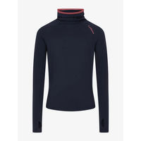 Produktbild von LeMieux Savannah Reitshirt für Mädchen Langarm-Hochkragen Baselayer Blau