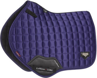 LeMieux Schabracke Loire Classic Satin CC Square Springschabracke Ink Blue Größe L – Bild 1 von 1