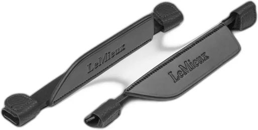 LeMieux Scheuklappen für Pferde aus Leder in Schwarz – Bild 1 von 3