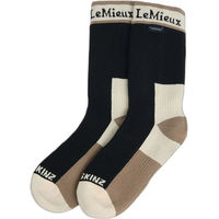 Produktbild von LeMieux Sealskinz Reitsocken aus Bambus wasserdicht Unisex Schwarz Größe 30/36