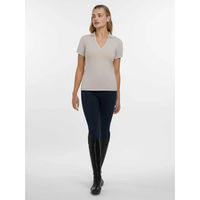 Produktbild von LeMieux Serena Reitpolo Damen aus Baumwolle Beige Größe 42