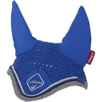 Produktbild von LeMieux Signature Fliegenhaube für Pferde aus Lycra in Blau Grösse L