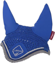 LeMieux Signature Fliegenhaube für Pferde aus Lycra in Blau Medium – Bild 1 von 4