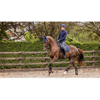 Produktbild von LeMieux Soft Shell Dressur Schabracke Anti Slip Blau mit Bambus