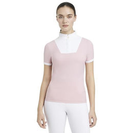 LeMieux Sophia Damen Reitshirt kurzärmelig plissiert Rosa Größe 38 – Bild 1 von 4