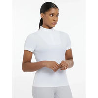 Produktbild von LeMieux Sophia Reitshirt Damen Weiß Größe 36