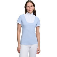 Produktbild von LeMieux Sophia Turnierpolo Damen Reitshirt Grau Blau
