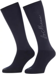LeMieux Sparkle Wettkampfsocken Unisex Schwarz Blau Größe S – Bild 1 von 4