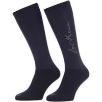 Produktbild von LeMieux Sparkle Wettkampfsocken Unisex Schwarz Blau Größe S