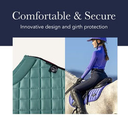 LeMieux Springschabracke Loire Classic Satin Square in Azure Größe L – Bild 1 von 4