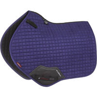 Produktbild von LeMieux Springschabracke Suede CC Square Blau für Warmblut